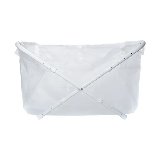 BiBaBad Opvouwbaar Badje Wit 70-90 cm