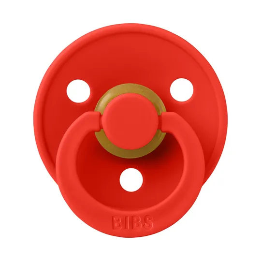 BiBs Colour Fopspeen - Anatomisch - 2 Stuks - 0-6 Mnd - Vanilla / Candy Apple