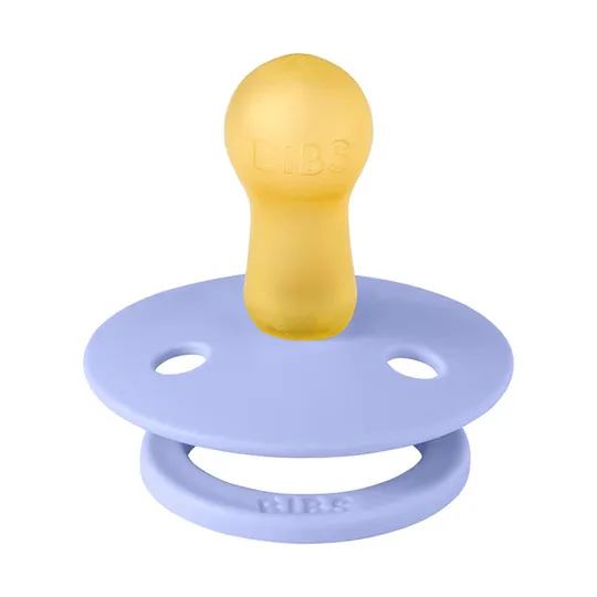 BiBs Fopspeen - Rond - 2 Stuks - 0-6 Mnd - Hush / Grape