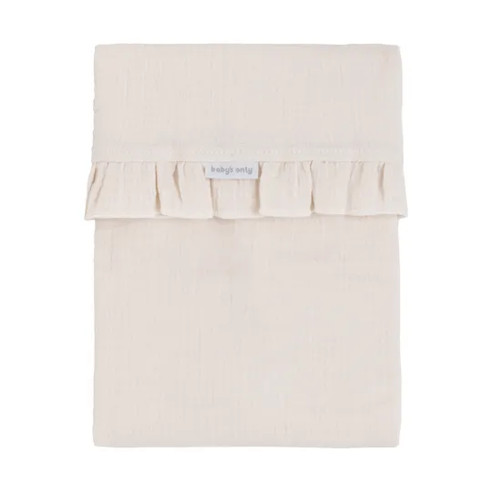 Baby's Only Calm Wieglaken Met Ruffle - Warm Linen