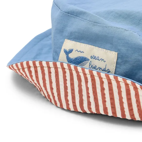 Little Dutch Bucket Hat Ocean Splash Size 1