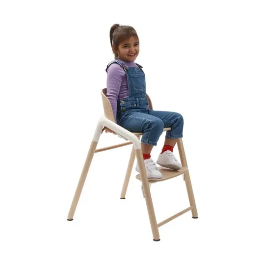 Bugaboo Giraffe Kinderstoel Compleet Bundel - Wood / White