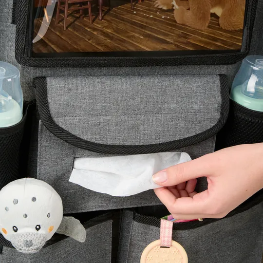 KikkaBoo Autostoel Organizer - Grijs