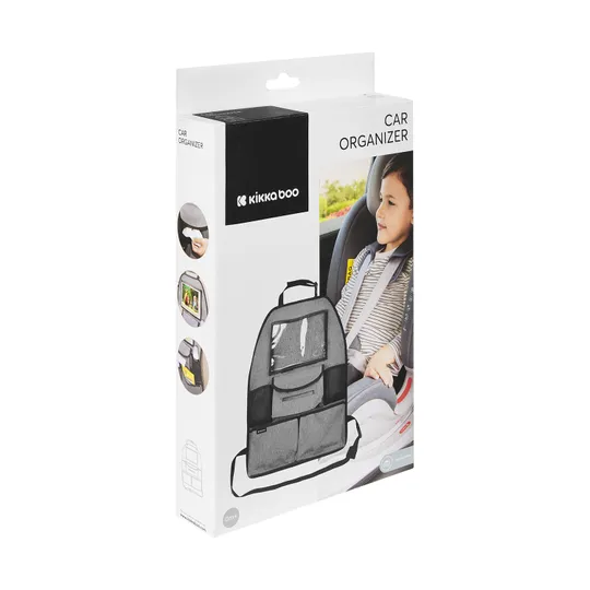 KikkaBoo Autostoel Organizer - Grijs