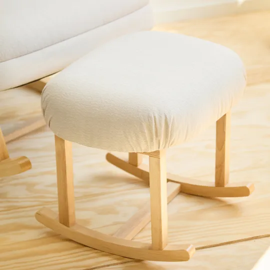 Childhome Voetenbank - Linnen - Beige