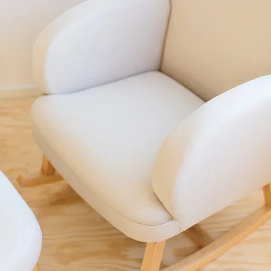 Childhome Schommelstoel - Linnen - Beige