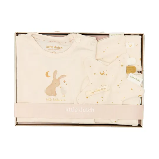Little Dutch Giftset Kleding - Newborn Naturals - Creme