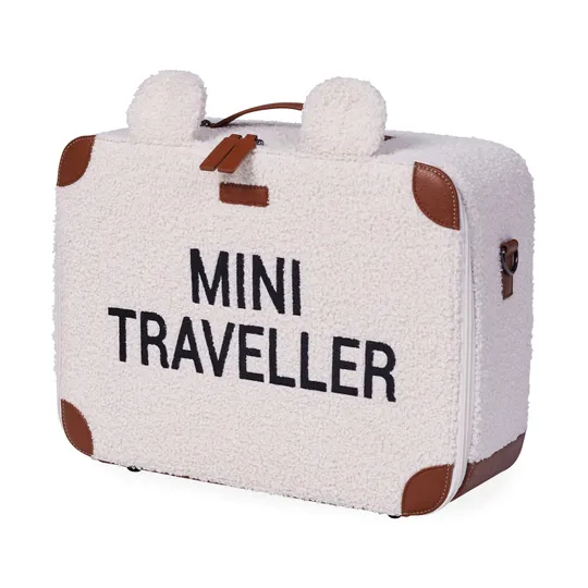 Childhome Teddy Mini Traveller Kinder Koffer - Offwhite 