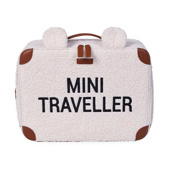 Childhome Teddy Mini Traveller Kinder Koffer - Offwhite 