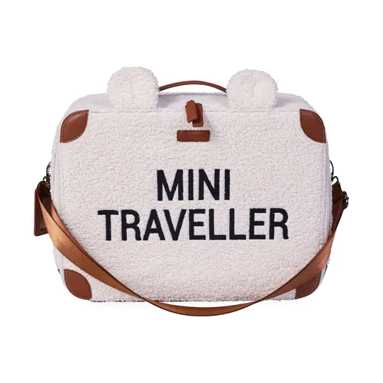 Childhome Teddy Mini Traveller Kinder Koffer - Offwhite 