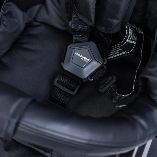 Childhome Sixseater Autobrake Meerlingwagen - Zwart