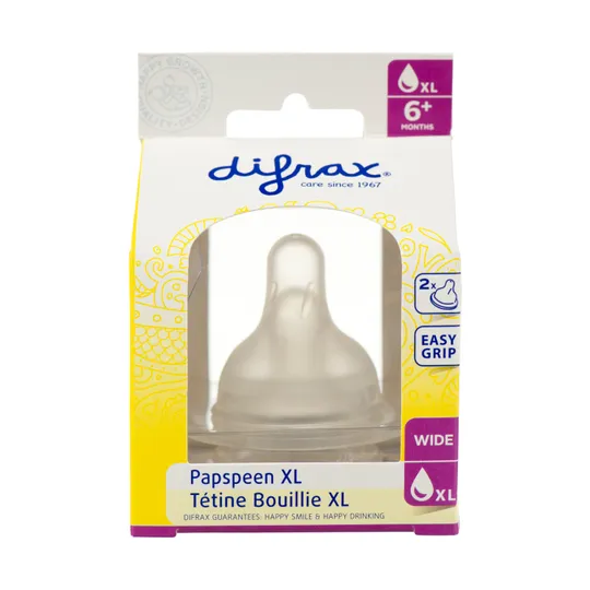 Difrax Papspeen Natural XL (2Stuks)