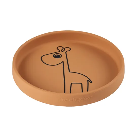 Done By Deer Bord - Rond - Silicone