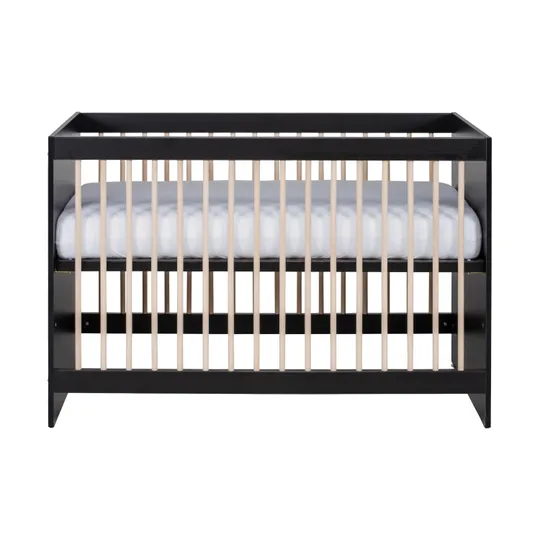 Europe Baby Nova Ledikant 60-120 - Zwart/Eiken