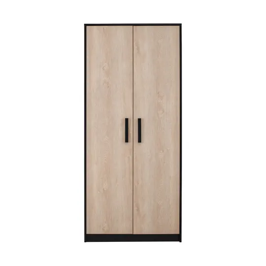 Europe Baby Nova Hanglegkast 2 Deuren - Zwart/Eiken