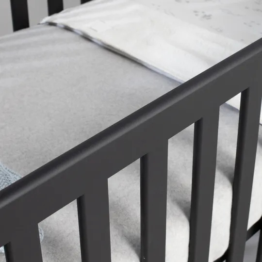 Europe Baby Ralph Ledikant 60 x 120 cm - Mat Zwart