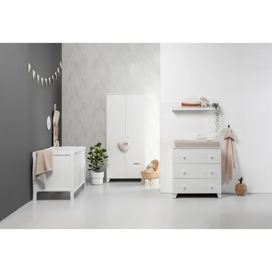 Europe Baby Sarah Commode 3 Laden - Wit