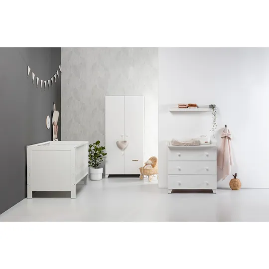 Europe Baby Sarah Hanglegkast 2 Deuren - Wit