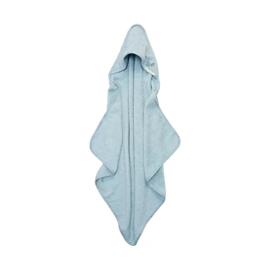 Little Dutch Pure Badcape - 100 x 100 cm - Denim Blue