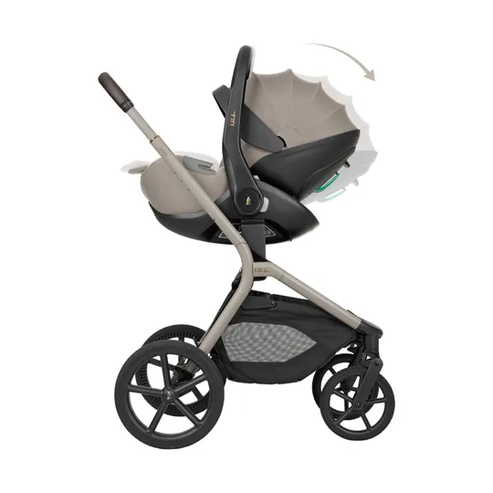 Kikkaboo Goya Kinderwagen 3-in-1 - Autostoel Champagne