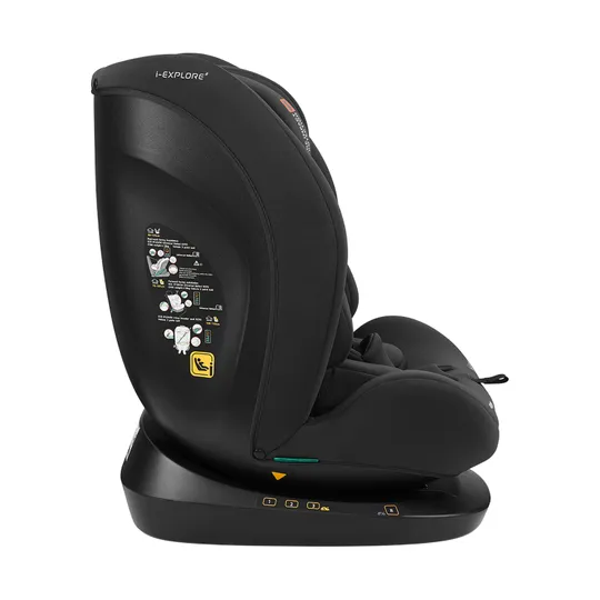 Kikkaboo Autostoel I-Explore 2 I-Size - 40-150 cm - Zwart