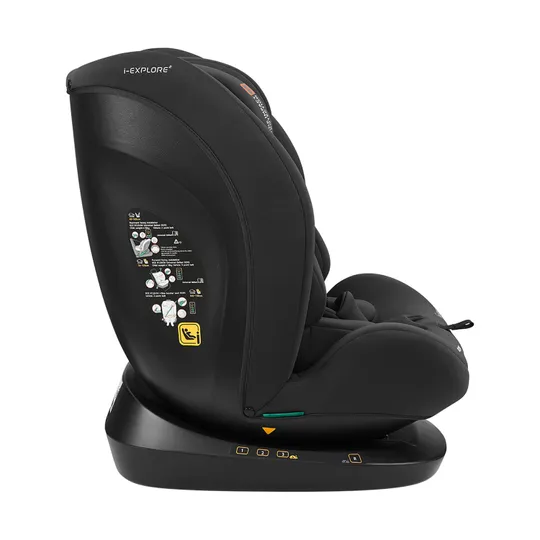 Kikkaboo Autostoel I-Explore 2 I-Size - 40-150 cm - Zwart