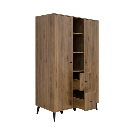 Bopita 2-Deurskast XL - Zara - Walnoot