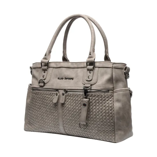 Little Company Diaperbag Monaco Braided Taupe