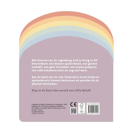 Little Dutch Regenboog Kleurenboek








