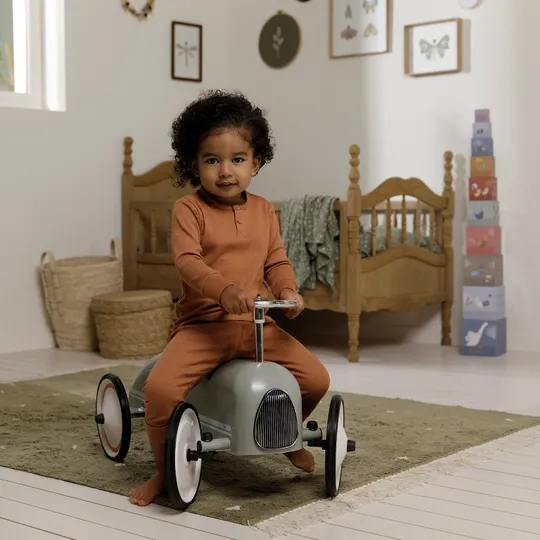 Little Dutch Retro Loopauto Olive