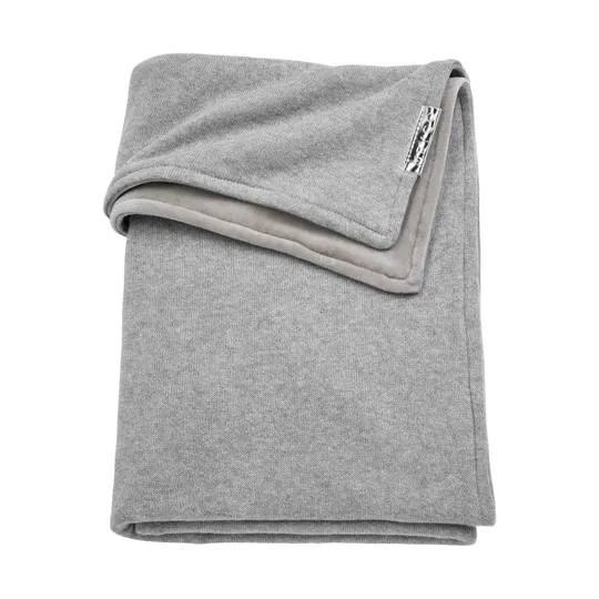 Meyco Knit Basic Velours Ledikantdeken 100 x 150 cm