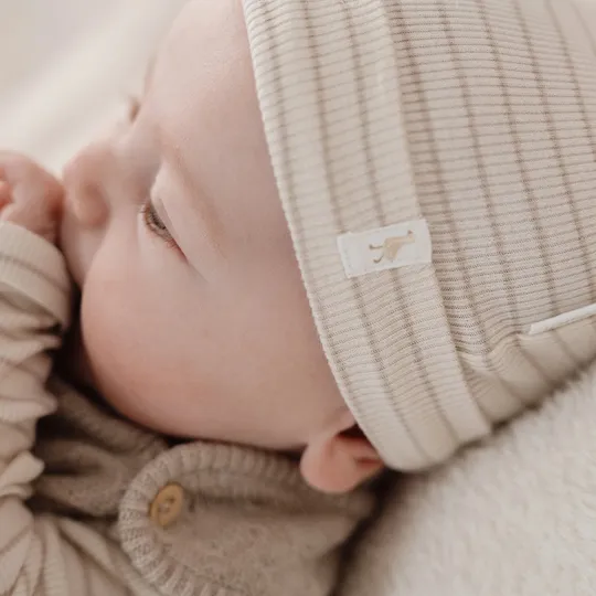 Little Dutch Muts – Soft Beige Stripe