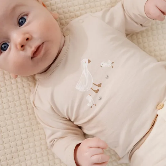 Little Dutch Lange Mouw T-Shirt - Sand