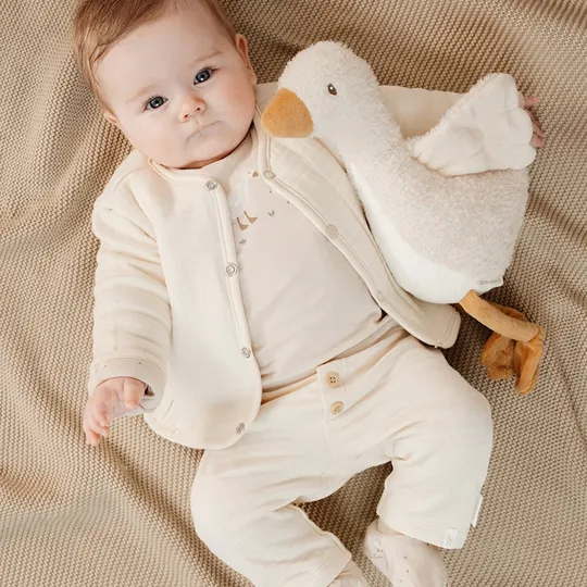 Little Dutch Little Goose Omkeerbaar Vestje - Beige