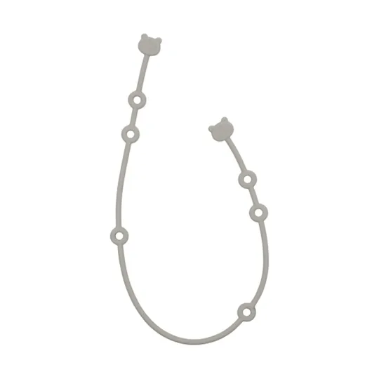 Kikkaboo Speenkoord - Platina Siliconen - Zand