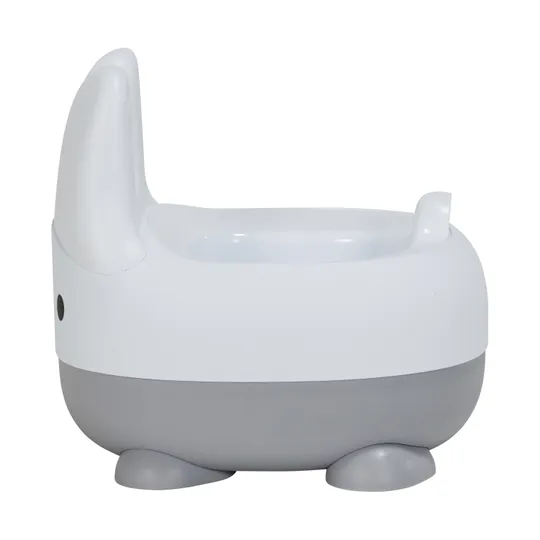 Puck Plaspotje Konijn Wit/Grijs