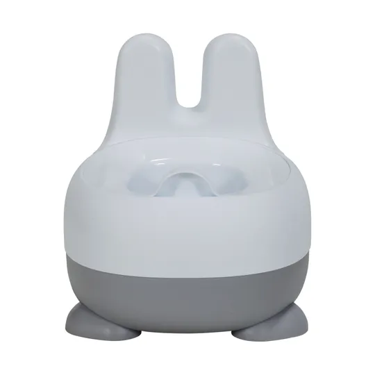 Puck Plaspotje Konijn Wit/Grijs