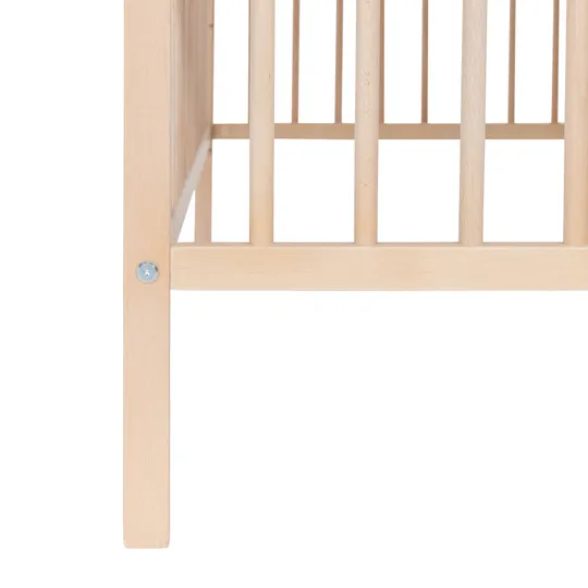 Puck Raw Babybed Beuken 60 x 120 cm