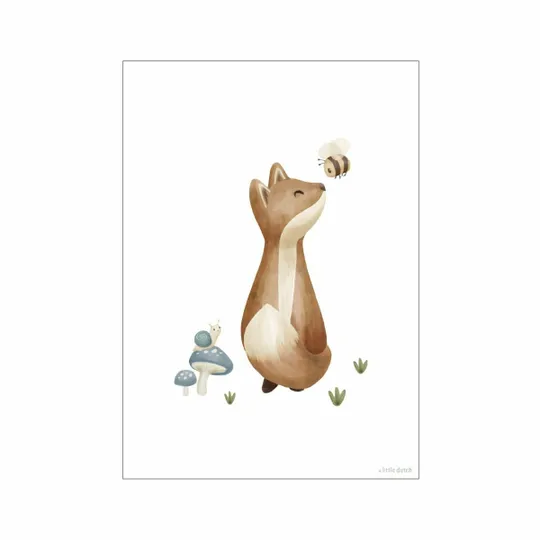 Little Dutch Poster Forest Friends A3