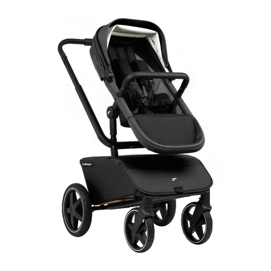 The Jiffle Kinderwagen Wagon 2 Black