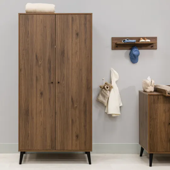 Bopita 2-Deurskast - Zara - Walnoot