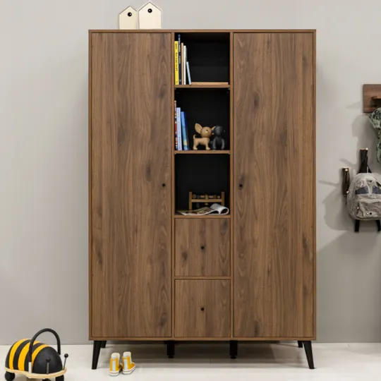 Bopita 2-Deurskast XL - Zara - Walnoot