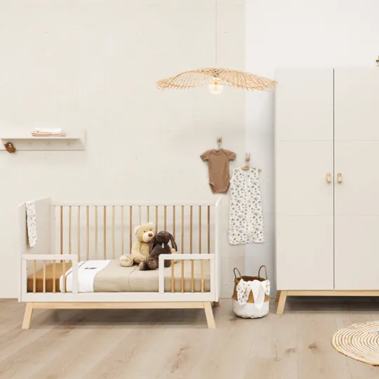 Bopita Ledikant 70 x 140 - Lines - Dune/Natural