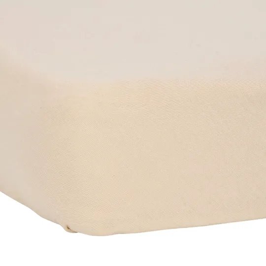 Little Dutch Pure Hoeslaken Ledikant - 60 x 120 cm - Soft Beige 
