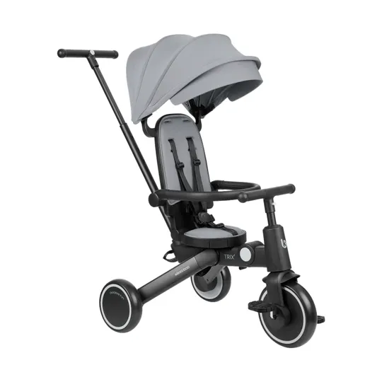Kikkaboo Trix Driewieler - 8 in 1 - Grijs