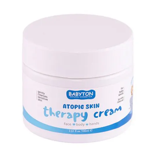 Babyton Natuurlijke Verzorgingscrème Atopische Huid - 100ml