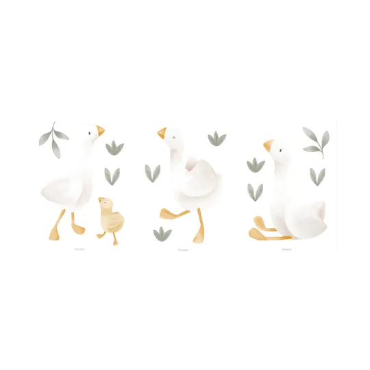 Little Dutch Muurstickers - Little Goose - 3 vellen