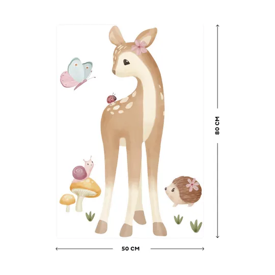 Little Dutch Muurstickers Fairy Garden 55 x 80 cm